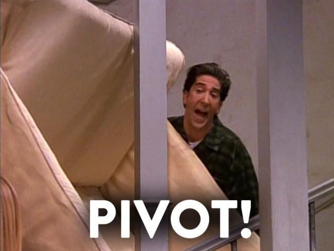 Ross Geller Friends Pivot